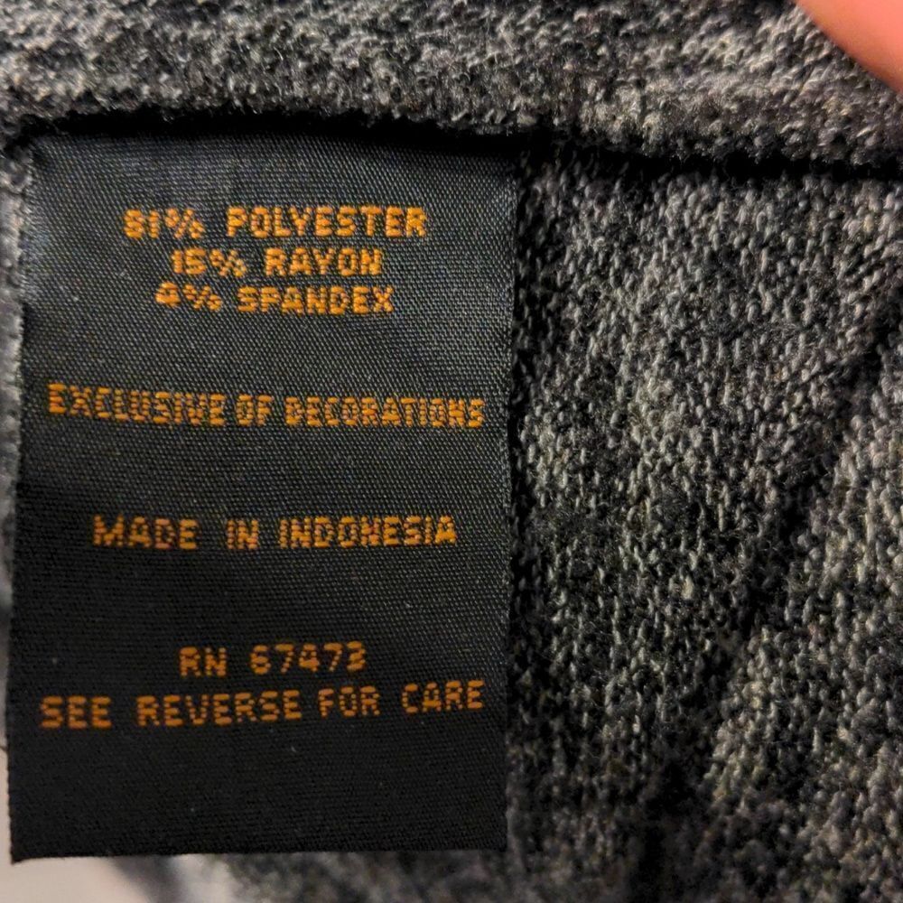 Just Taylor Charcoal Grey Heather Knit Cowel Neck Dress 3/4 Length Sleeves Sz 6 - Picture 8 of 8